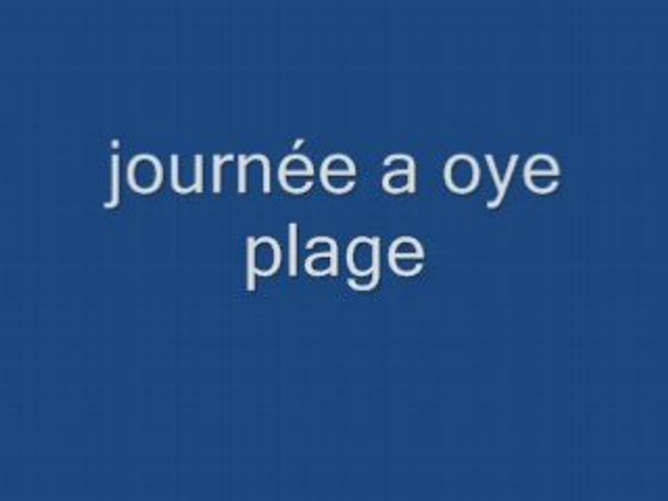 Oye plage le 1er juin 2008