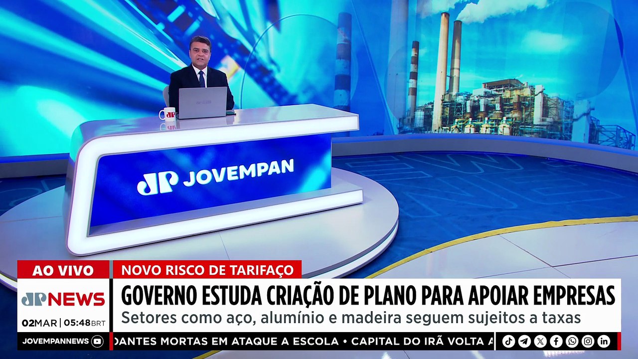 Governo estuda criação de plano para apoiar empresas prejudicadas por tarifaço