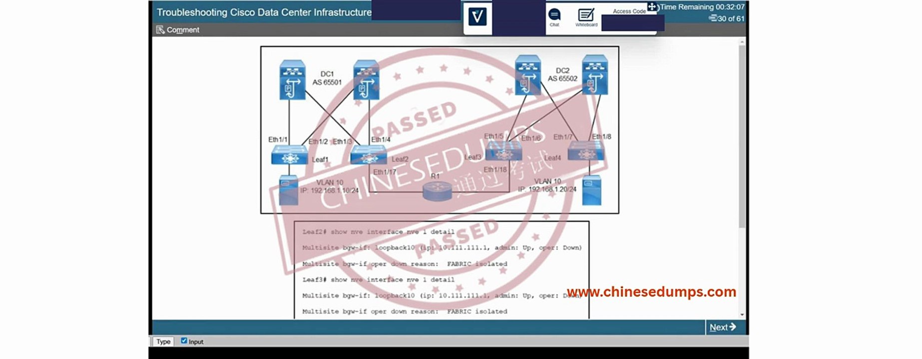 Troubleshooting Cisco Data Center Infrastructure 300-615 DCIT