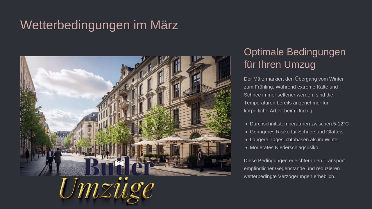 Umzug im März – Ihre kluge Wahl für einen kosteneffizienten Neustart mit 📞Butler Umzüge GmbH➡️Angebote