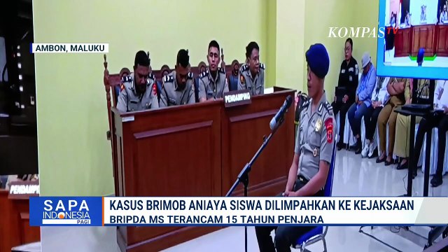Perkara Bripda MS Brimob Penganiaya Pelajar Dilimpahkan ke Kejari Tual, Terancam 15 Tahun Penjara?