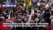 Ribuan Orang Demo di Beirut, Kutuk Kematian Ayatollah Ali Khamenei