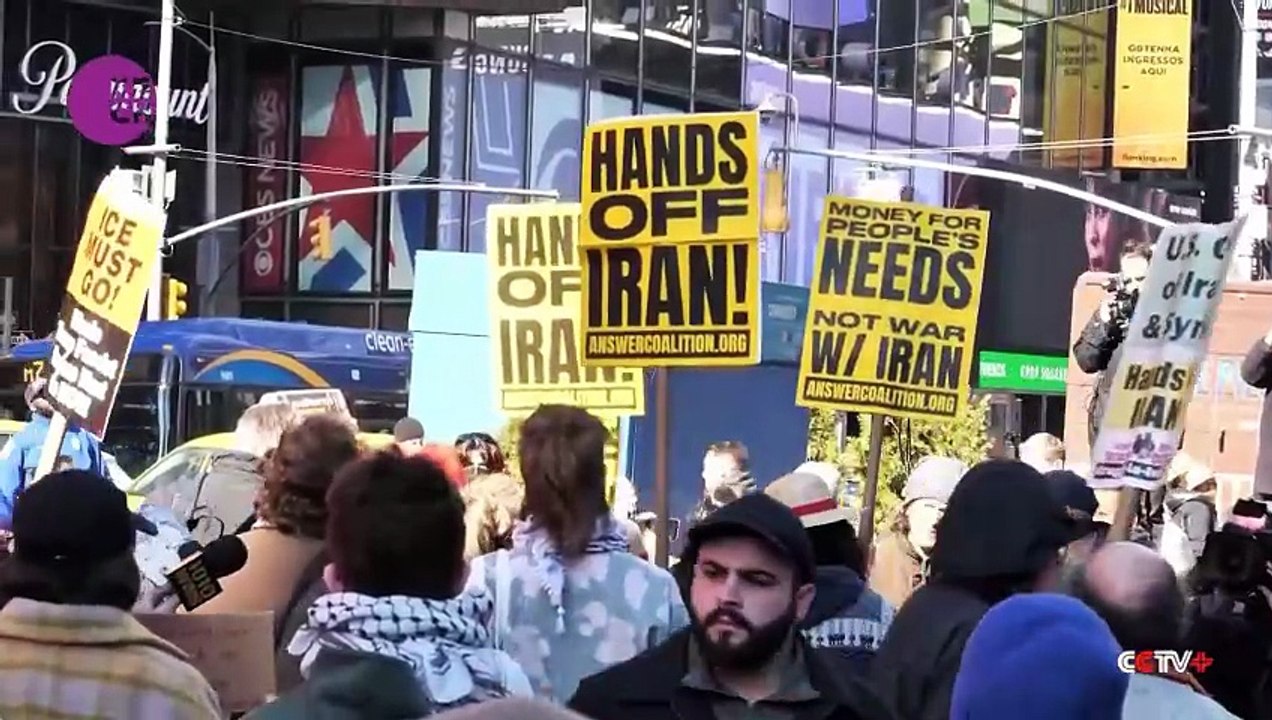 Protests erupt across US to decry aggression against Iran