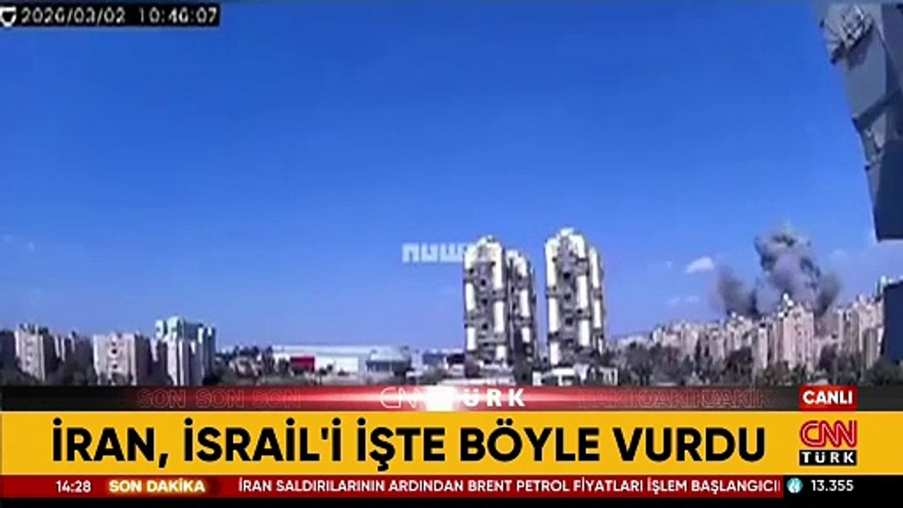İran, İsrail’i işte böyle vurdu!