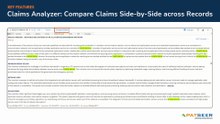 Claims Analyzer: Compare Claims Side-by-Side across Records