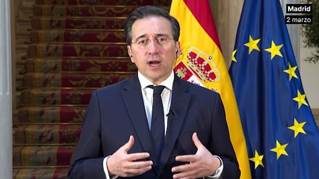 Albares: “Queremos democracia, libertad y derechos para el pueblo iraní, pero esta operación militar no va de democracia en Irán, va de otras cosas”