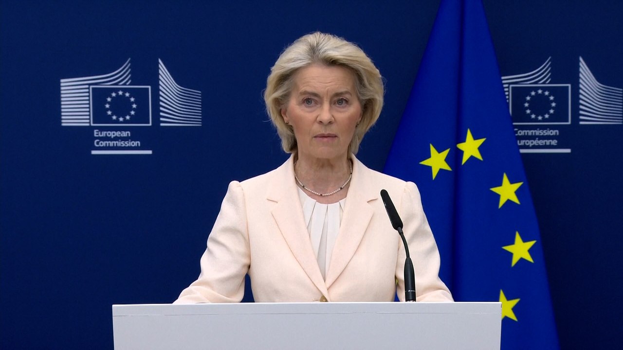Von der Leyen: "La situación es terriblemente preocupante"
