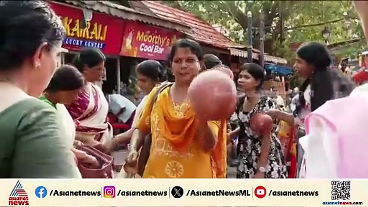 തിരക്കിൽ മുങ്ങി തലസ്ഥാനം; പൊങ്കാലയിടാൻ നഗരത്തിലേക്ക് സ്ത്രീകളുടെ ഒഴുക്ക്