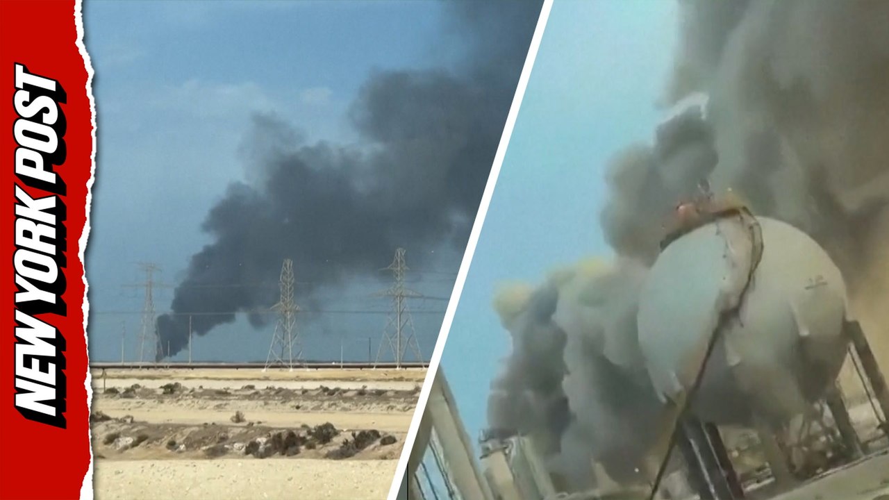 Smoke rises as Saudi shuts Ras Tanura refinery after drone strike
