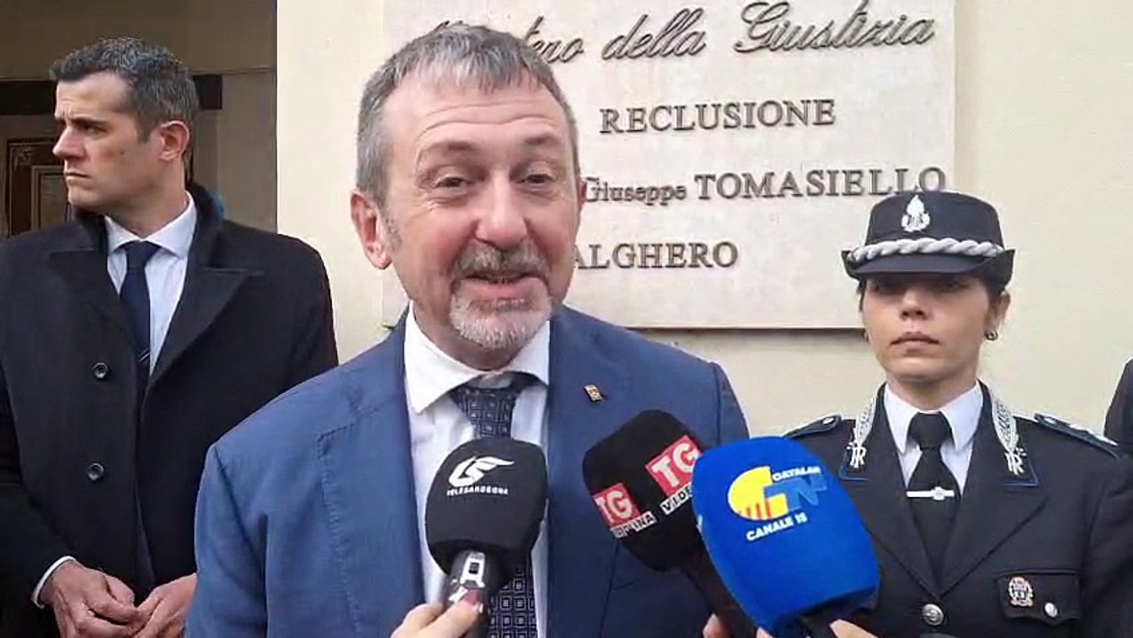 Caso 41bis, Delmastro ad Alghero:?"La Sardegna sara' piu' sicura". Poi attacca Todde