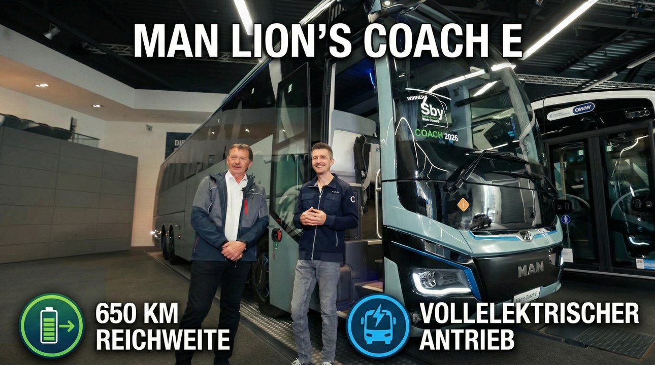 MAN Lion’s Coach E: Elektromobilität im Fernverkehr | Technikcheck