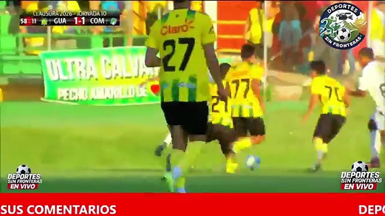 Guastatoya vs Comunicaciones Jornada 10 Torneo Clausura 2026