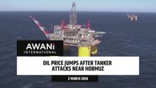 Oil price jumps after tanker attacks near Hormuz