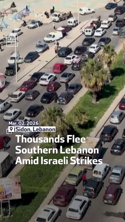Thousands Flee Southern Lebanon Amid Israeli Strikes