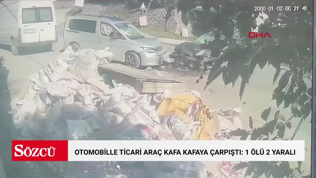 Arnavutköy’de otomobille ticari araç kafa kafaya çarpıştı: 1 ölü 2 yaralı