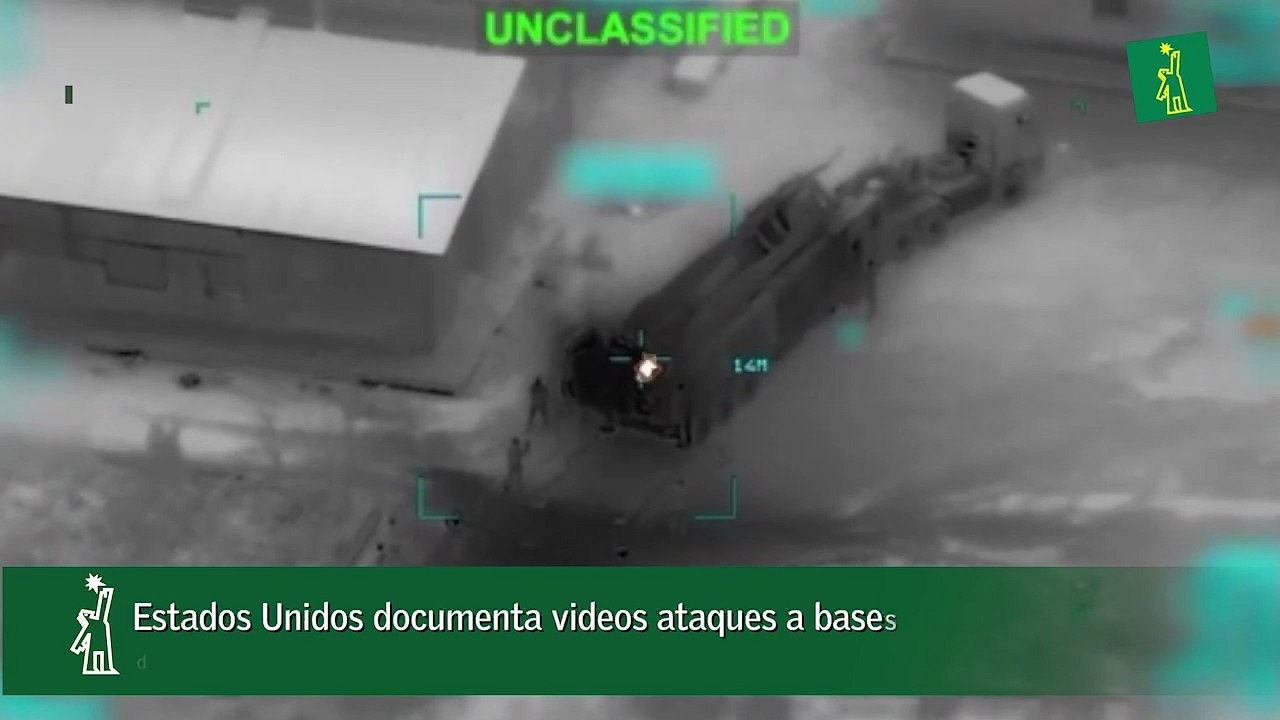 Estados Unidos documenta videos ataques a bases de misiles de Irán