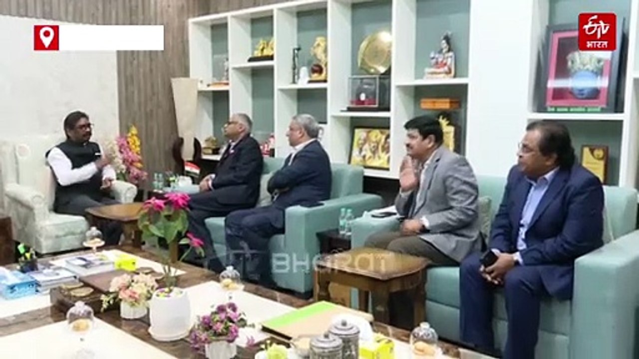 राज्य के विकास के लिए टाटा समूह आया आगे, मुख्यमंत्री हेमंत सोरेन के साथ बैठक में निवेश के दिए कई प्रस्ताव