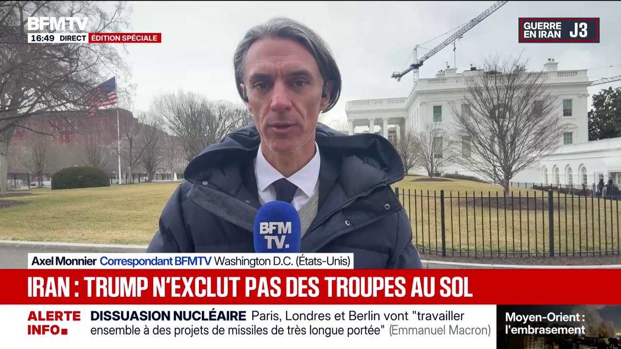 Guerre au Moyen-Orient: Donald Trump n'exclut pas l'envoi de troupes au sol en Iran