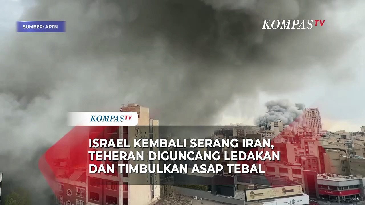 Memanas! AS-Israel Kembali Serang Iran, Ledakan Guncang Sejumlah Titik di Teheran