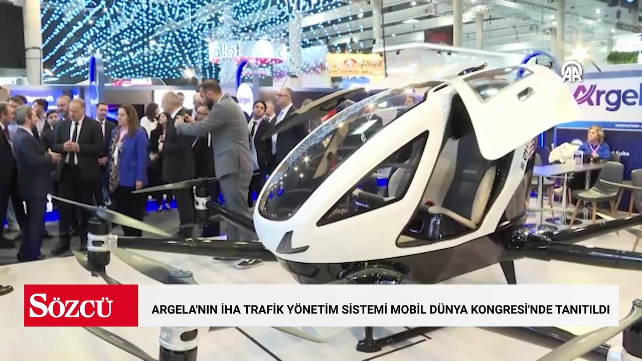 Türk Telekom ve grup şirketi Argela'nın İHA Trafik Yönetim Sistemi Mobil Dünya Kongresi'nde tanıtıldı