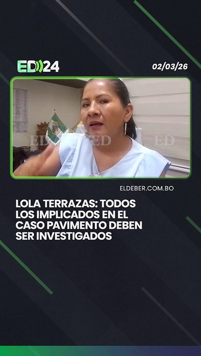 Lola Terrazas: Todos los implicados en el caso pavimento deben ser investigados