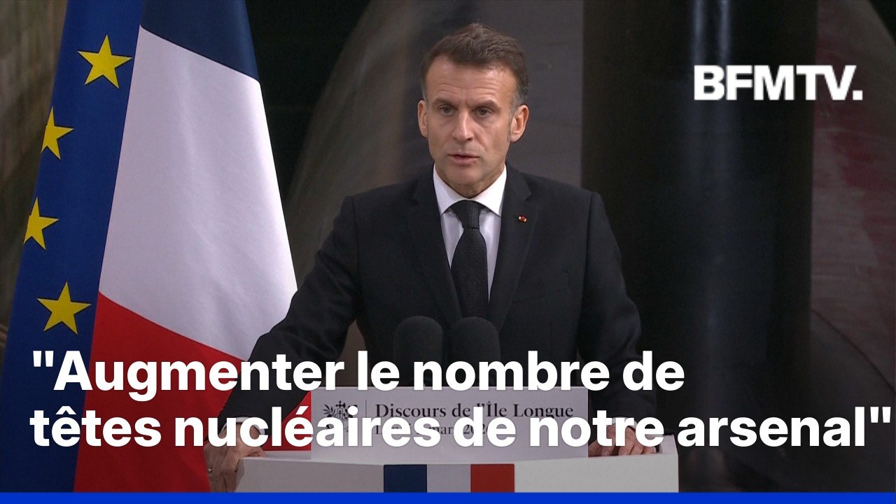 Dissuasion nucléaire: le discours d'Emmanuel Macron en intégralité