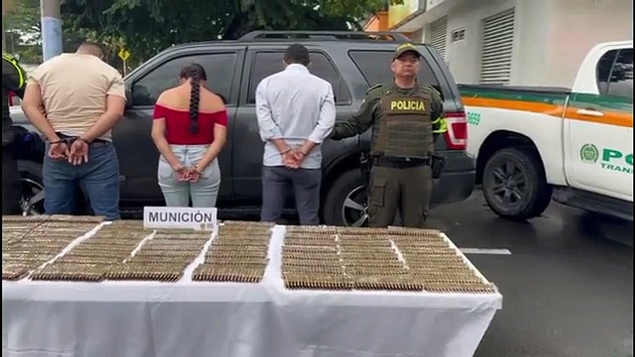 Video | Capturan a tres disidentes de las Farc con 2.000 cartuchos de guerra