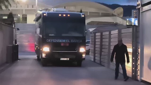 Llegada de Joan Laporta al Auditori con 8.171 firmas para ser Presidente del FC Barcelona