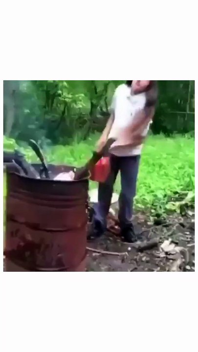 Girlfriend wanted to play with fire
