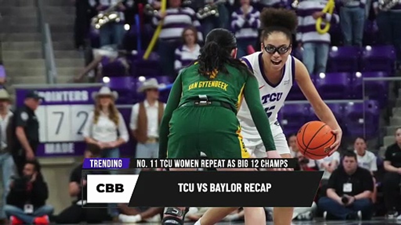 No. 11 TCU Women Repeat as Big 12 Champs with Win Over Baylor