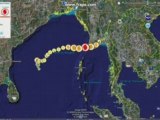 Tracking the path of cyclone Nargis