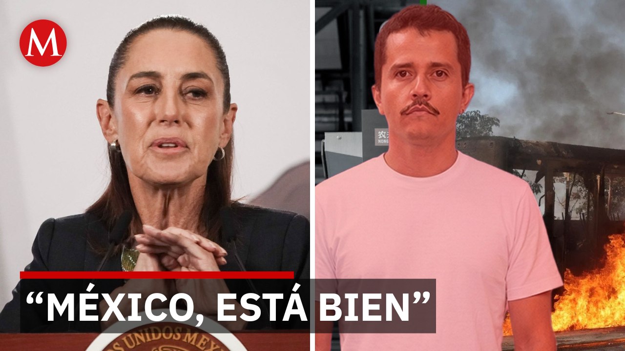 Sheinbaum reporta calma en México tras operativos contra 'El Mencho'