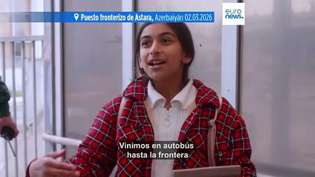 Cientos de extranjeros son evacuados de Irán a Azerbaiyán en plena escalada del conflicto