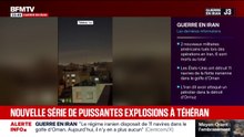 Une nouvelle série de puissantes explosions secouent Téhéran en Iran