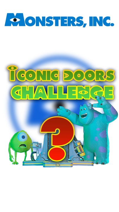 BLIND TEST DOOR - MONSTERS INC