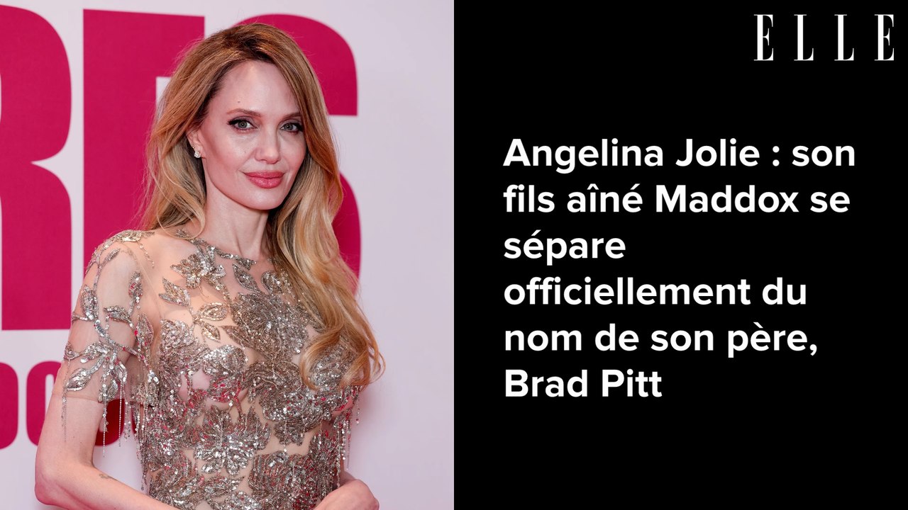 Angelina Jolie - son fils aîné Maddox se sépare officiellement du nom de son père, Brad Pitt