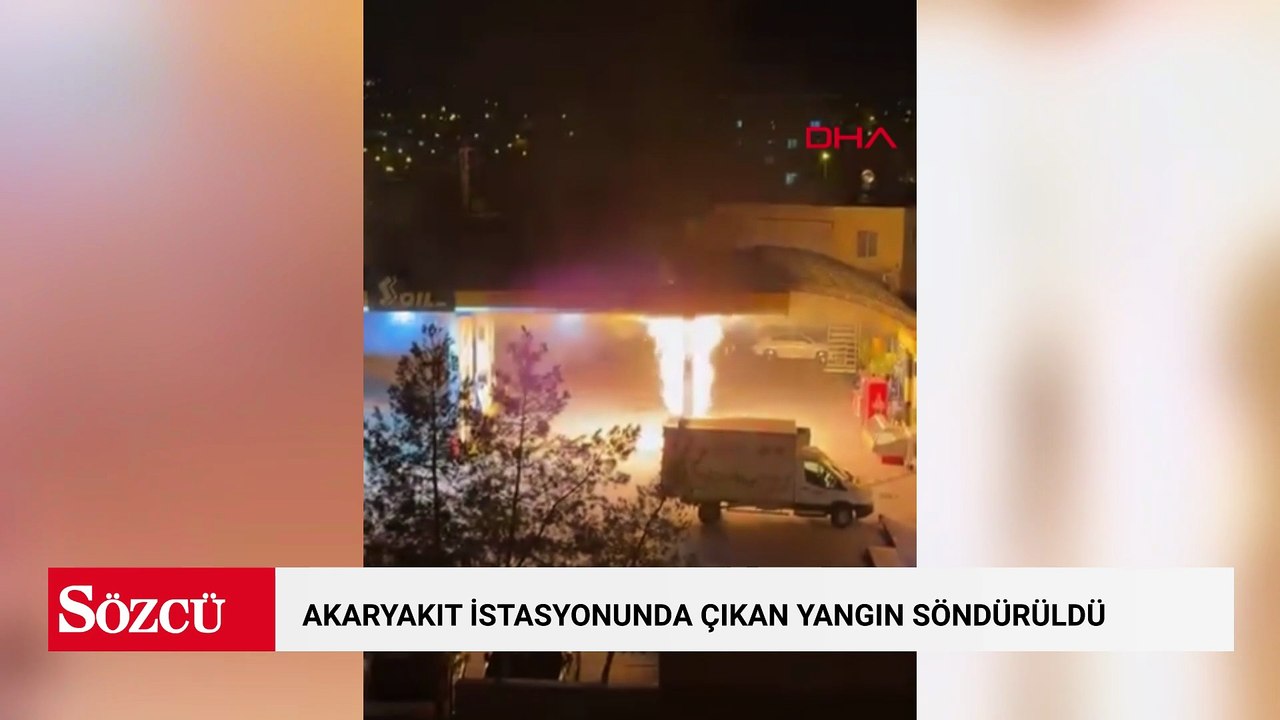 Siirt’te akaryakıt istasyonunda çıkan yangın söndürüldü