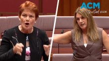 ‘I’ve been called a b***h by the racist!’ Pauline Hanson and Lidia Thorpe’s war of words in Senate