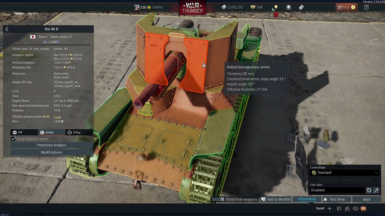 Ho-Ni II First Impressions - Ninth Wave Dev Server - War Thunder