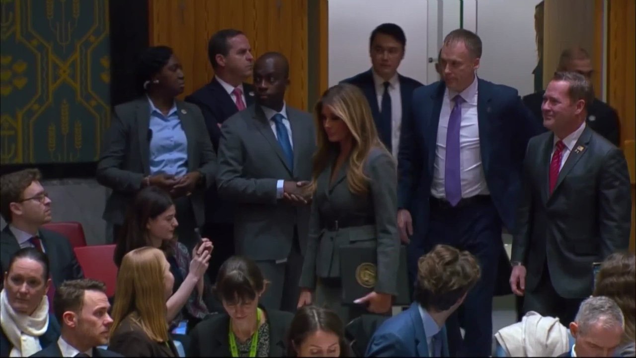 First Lady Melania Trump Leads Historic UN Security Council Session
