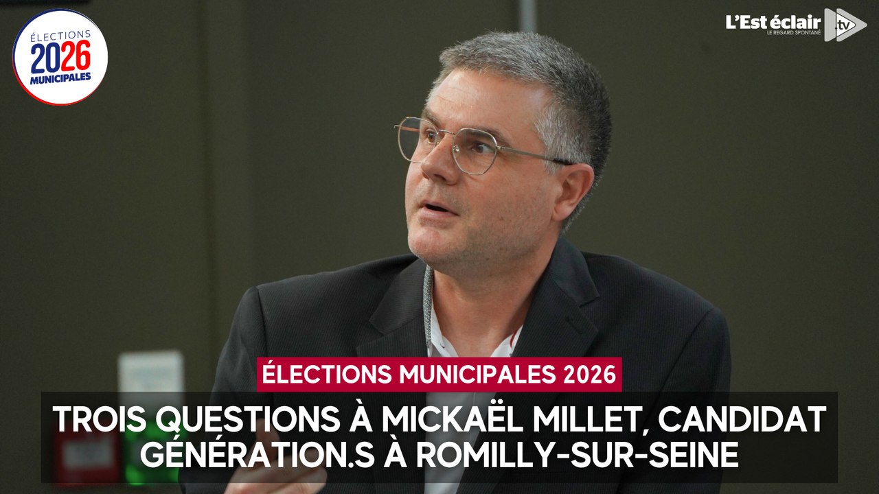 Trois questions à Mickaël Millet, candidat Génération.s aux élections municipales 2026 à Romilly-sur-Seine