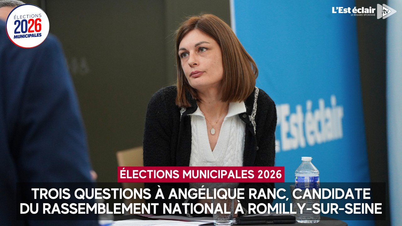Trois questions à Angélique Ranc, candidate du Rassemblement national aux élections municipales 2026 à Romilly-sur-Seine