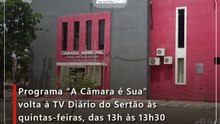 Programa “A Câmara é Sua” volta à TV Diário do Sertão às quintas-feiras, das 13h às 13h30