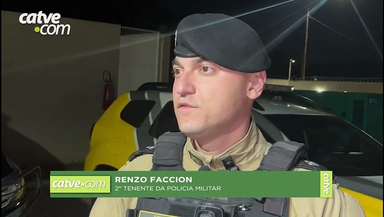 Tenente da PM destaca poder de fogo das armas apreendidas no Jardim Bela Vista