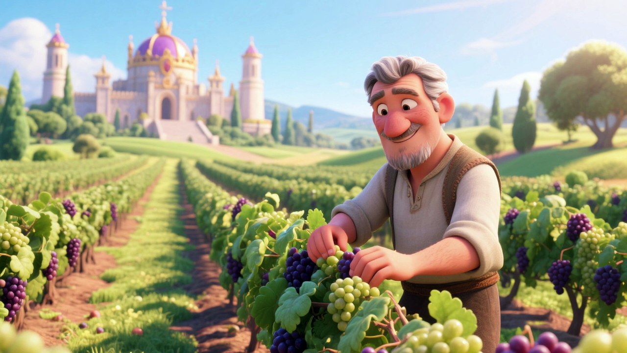Not Yours! 🚫 The Story of the Greedy King and the Vineyard