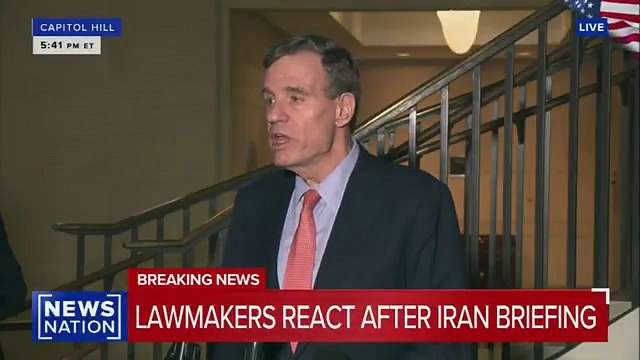 Senator Mark Warner says there was no imminent threat to the United States by the Iranians.