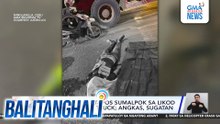 Rider, patay matapos sumalpok sa likod ng papalikong truck; angkas, sugatan | Balitanghali