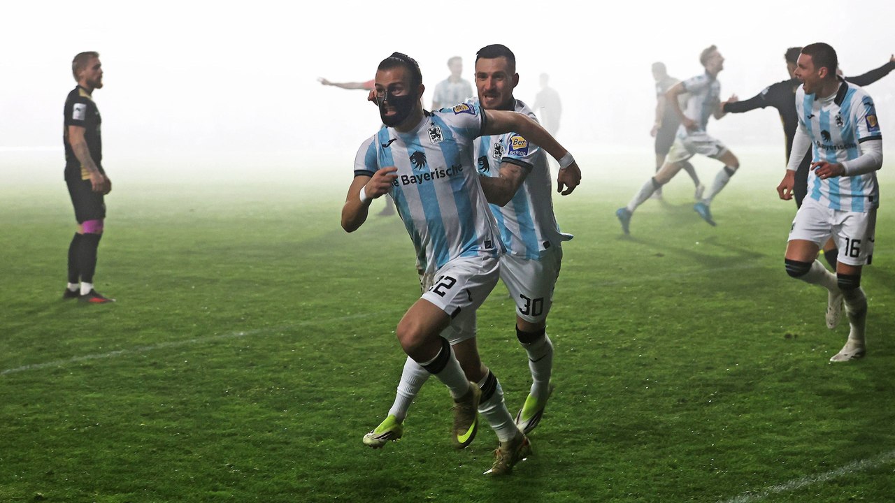 Haugen nutzt Nebel-Chaos aus, Aue verpasst Ausgleich: 1860 bleibt oben dran