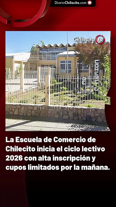 La Escuela de Comercio de Chilecito inicia el ciclo lectivo 2026 con alta inscripción y cupos limitados por la mañana.