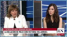 Bullrich: "Villarruel va por el camino del peronismo"